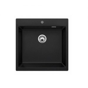Chậu đá Hafele GRANTEC màu đen 565.84.361